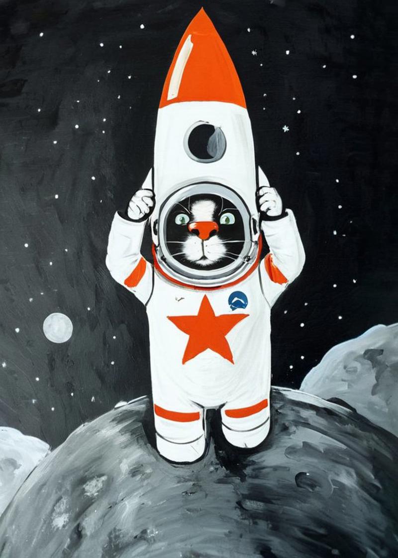 10357-1895202883-full body portrait low angle (USSR_1.3) astronaut helmet cat flies in zero gravity at the moon (rocket on bg_1.3)  painting   _l.jpg